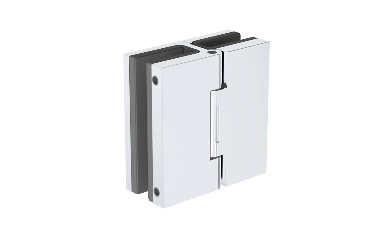 DAL180 Heavy Duty Glass to Glass 180 Dallas Square Hinge