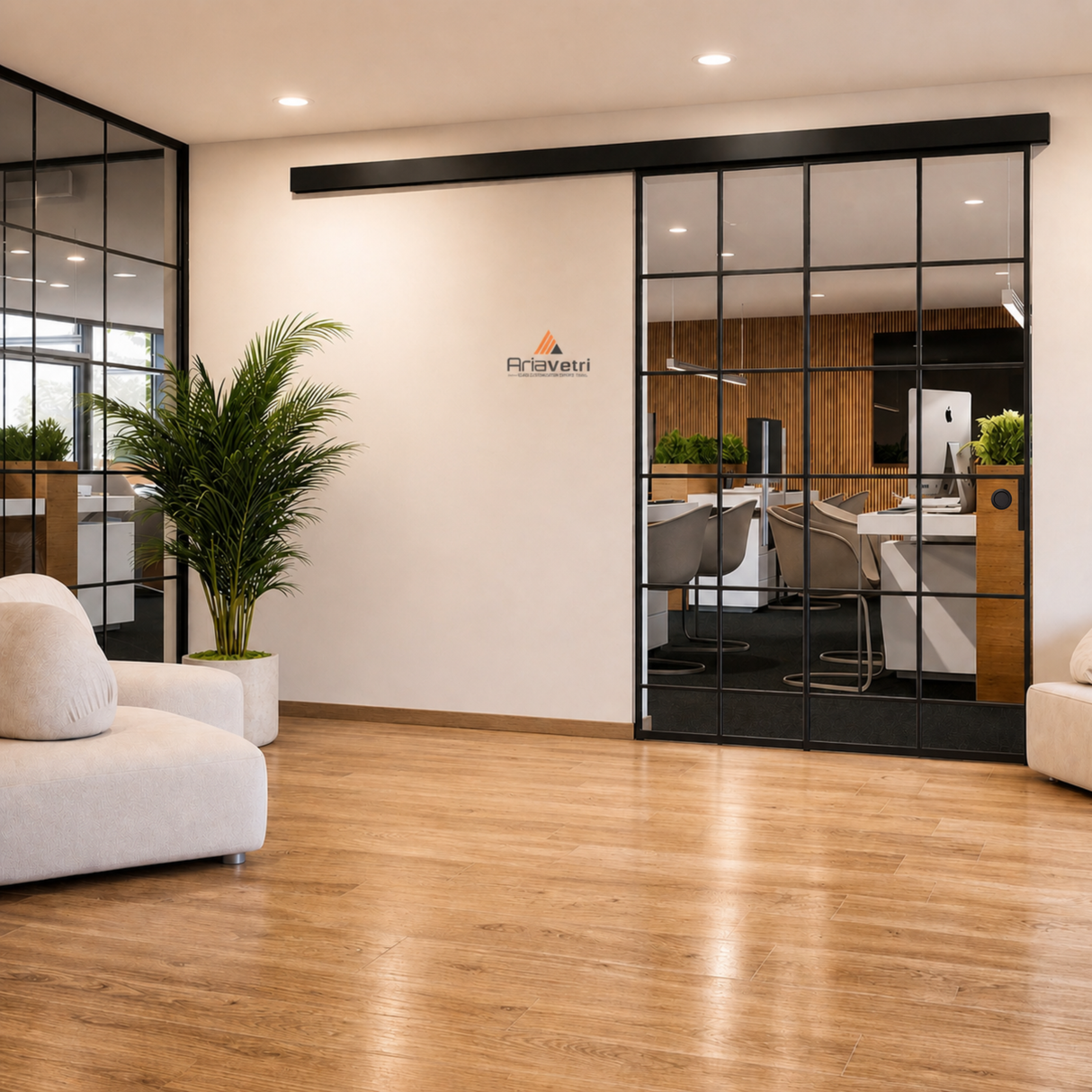 GLDXL1 Heavy Duty GlideWall Single Sliding Door Kit with SoftBrake