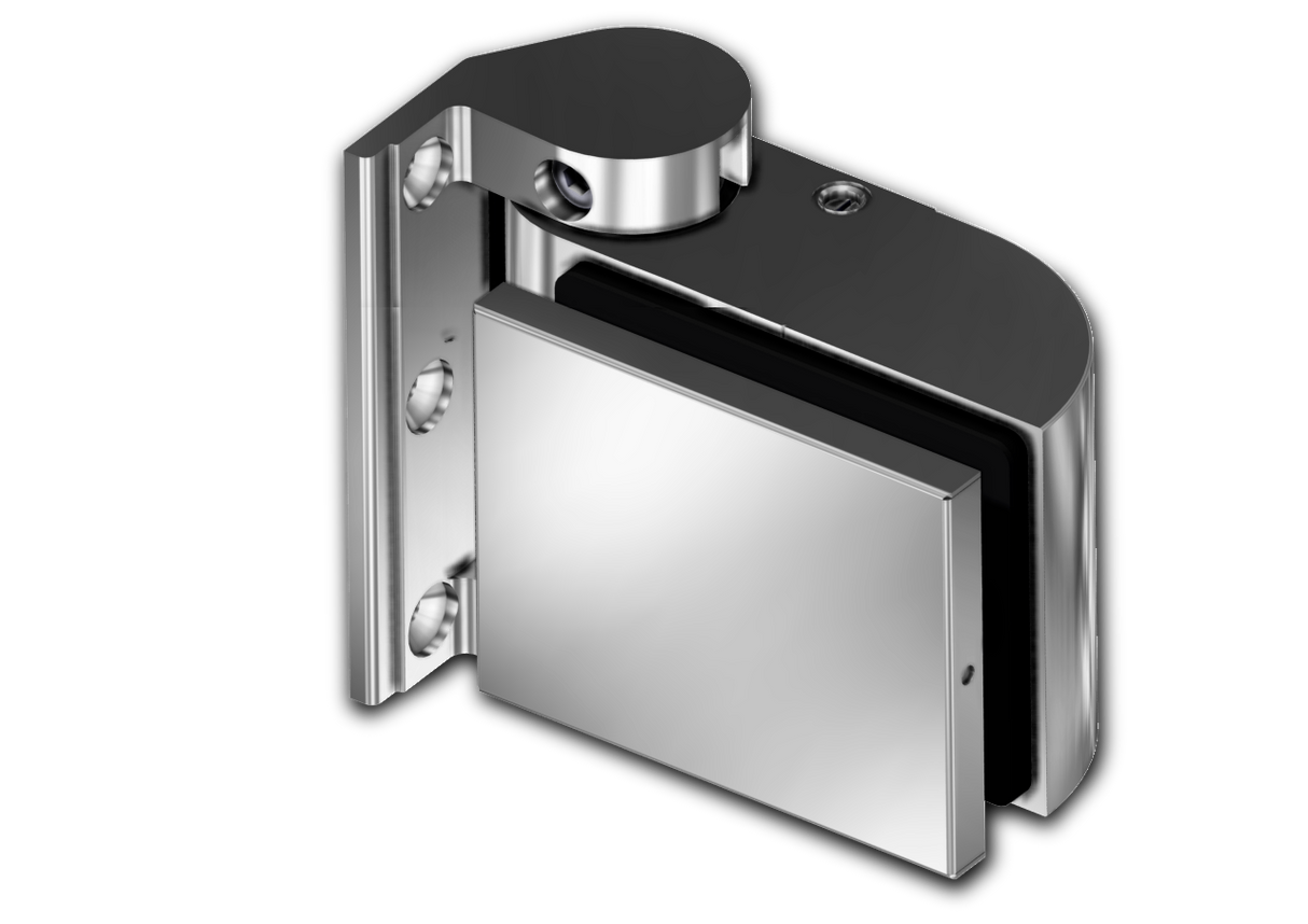 CAS4L8DS Latus 80 Round Centre Plate Mount Free Swinging Hinge