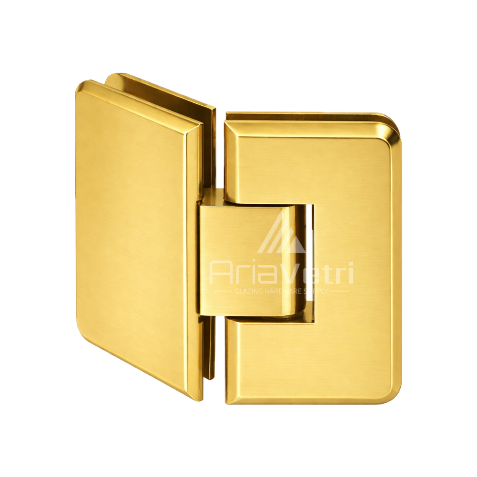 AC045 Heavy Duty Glass to Glass 135 (045) Woodstock Radius Corner Hinge