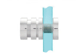 AKN206 SINGLE SIDED CONTEMPORARY KNOB