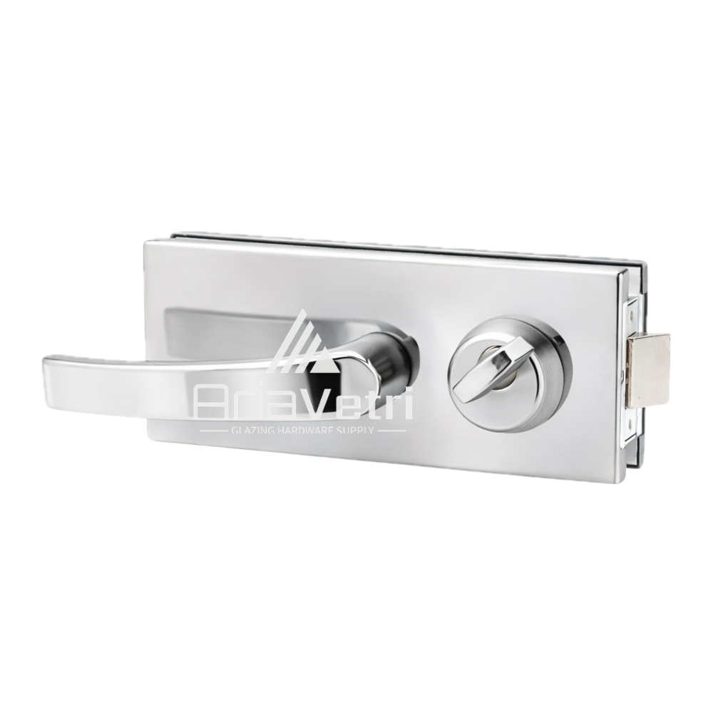 AL900 Glass Mounted Latch with Lock