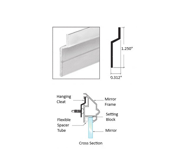 AMFHC72 Mill Frame Hanging Cleat