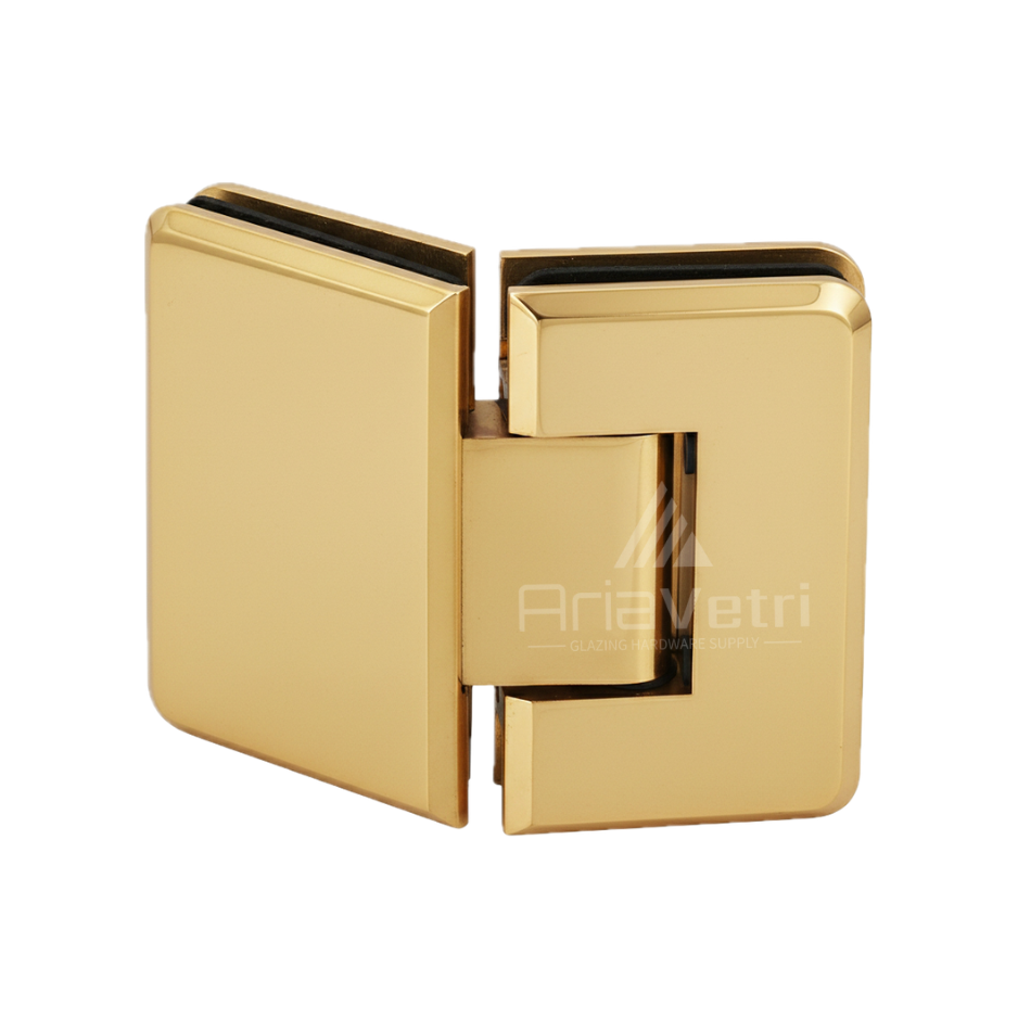 AP045 Glass to Glass 135 (045) degree Portugal Radius Corner Hinge
