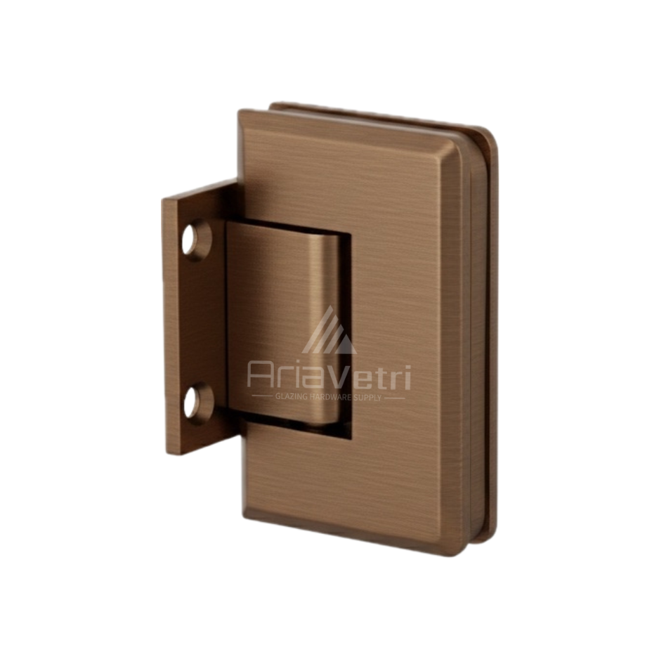 AP074 Wall Mount Portugal Short Backplate Radius Corner hinge