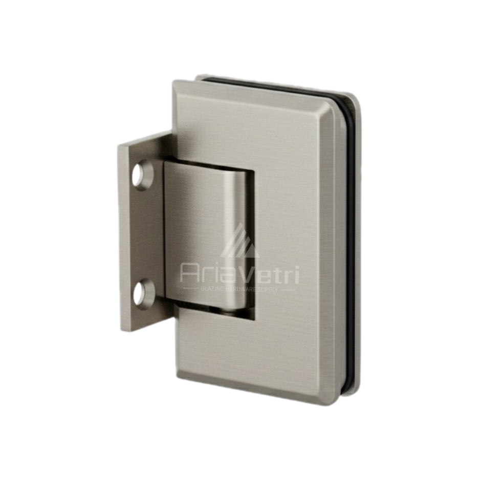AP074 Wall Mount Portugal Short Backplate Radius Corner hinge