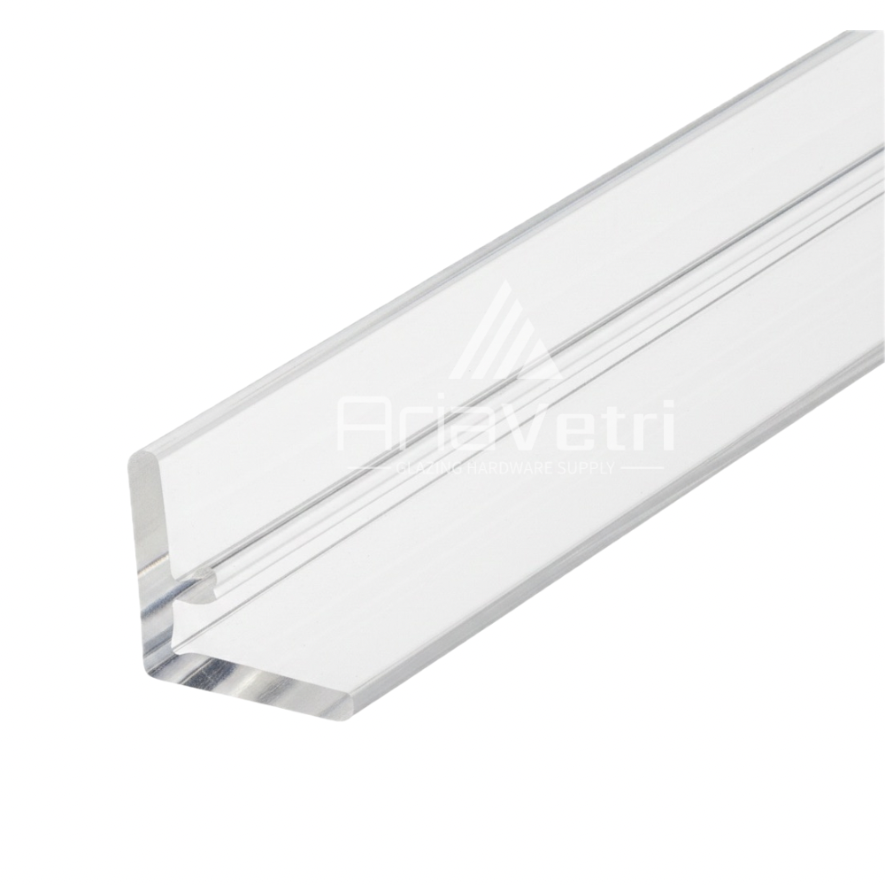 AP12LJ Clear 'L' Shape 1/2" x 1/2" Seal 95" long