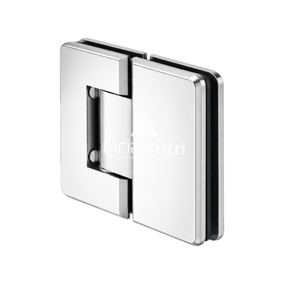 AP180 Glass to Glass 180 degree Portugal Radius Corner Hinge