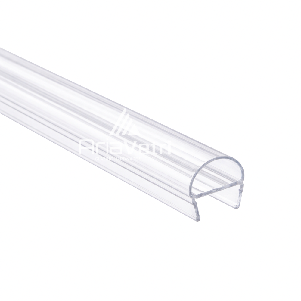 APCRBUBBLE Clear Vinyl Bulb Seal 95" long for 3/8" Glass