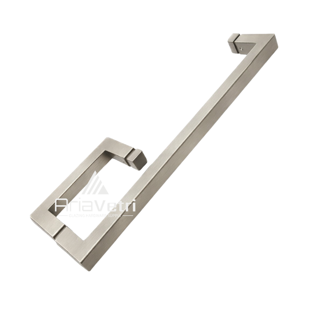 AS6x18 Square 6" Handle with Square 18" Towel Bar