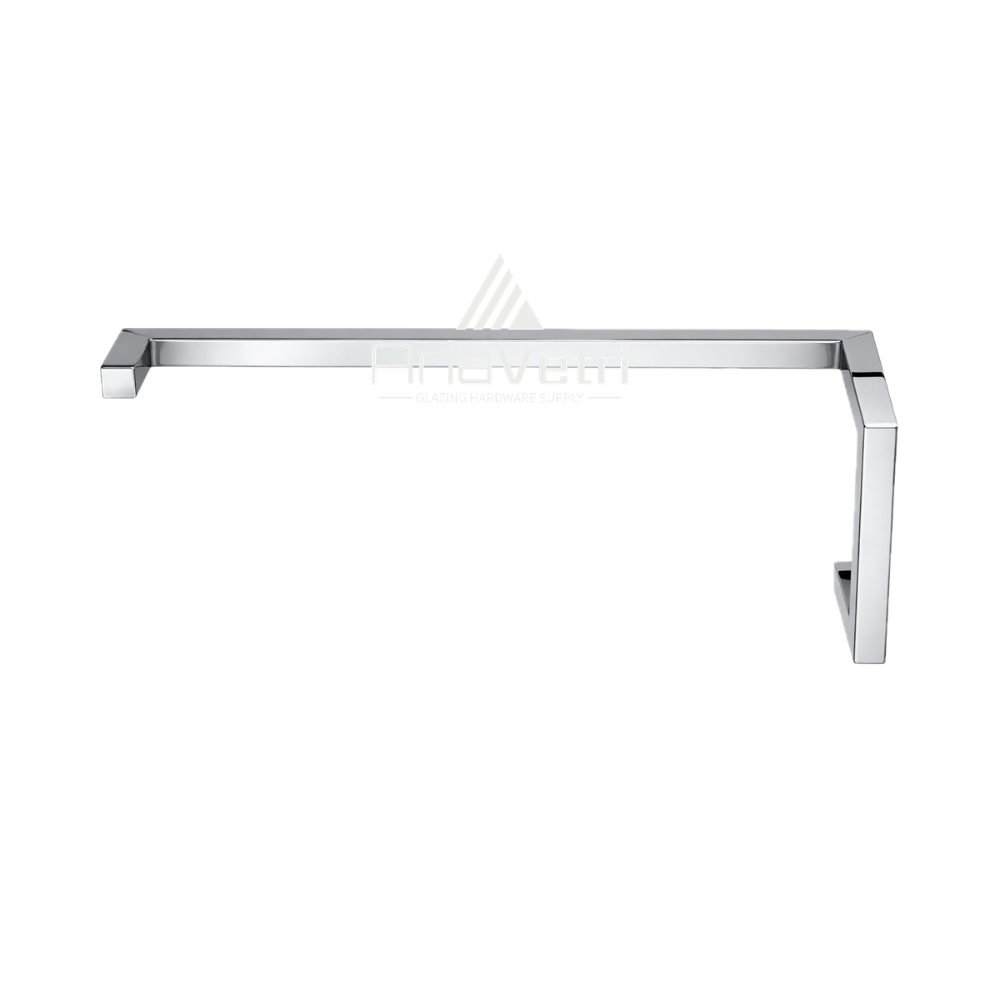 AS6x18 Square 6" Handle with Square 18" Towel Bar