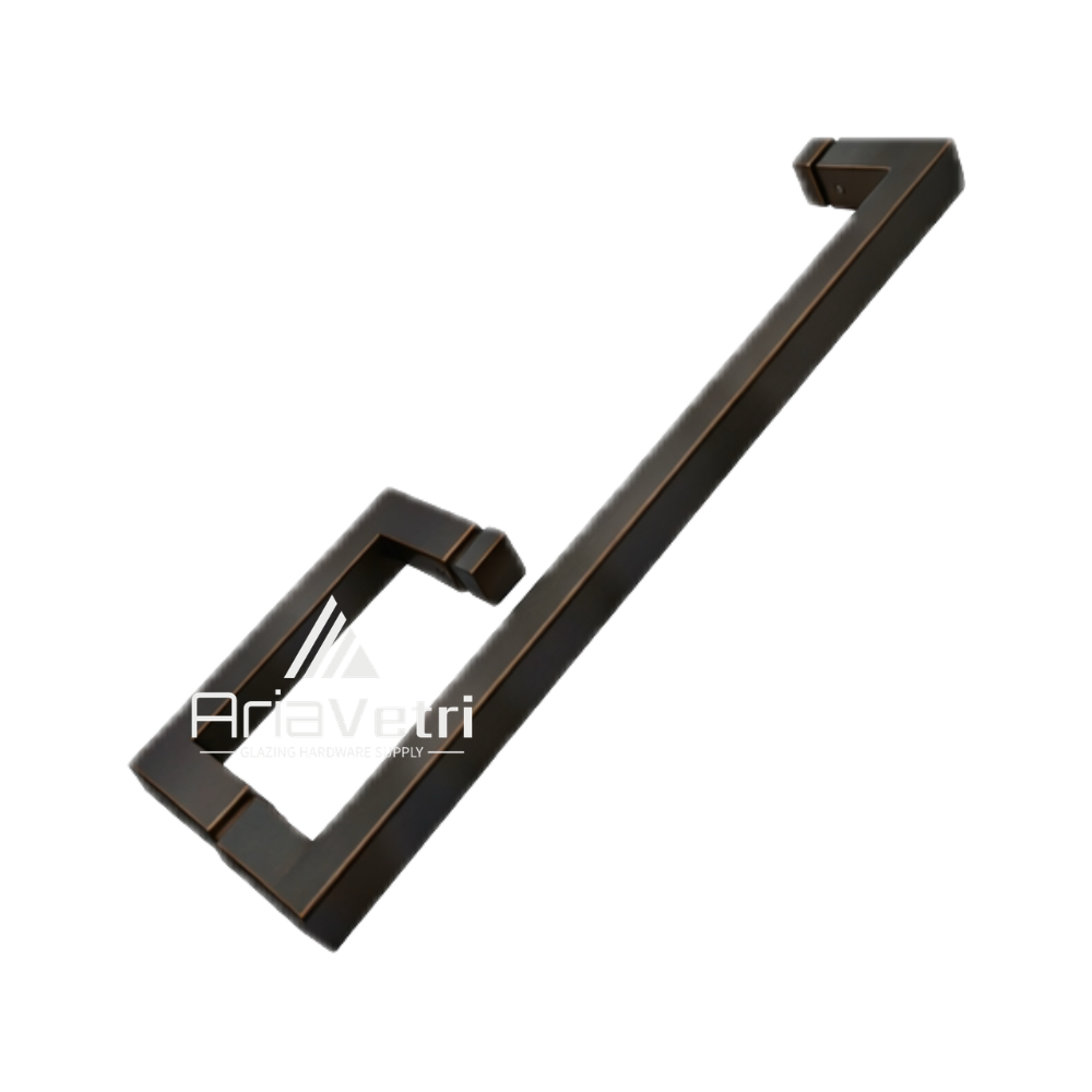 AS6x18 Square 6" Handle with Square 18" Towel Bar