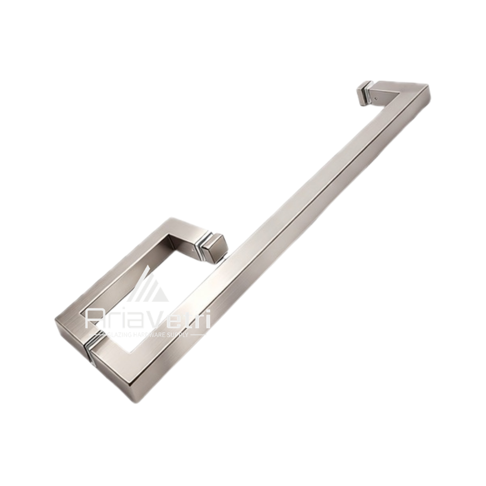 AS6X24 Square 6" Handle with Square 24" Towel Bar