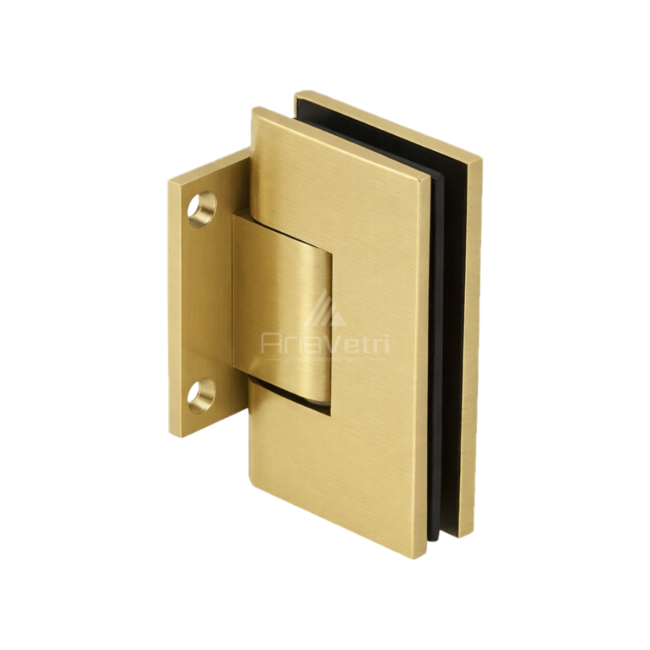AV074 Heavy Duty Wall Mount Chatham Short Back Plate Square Hinge