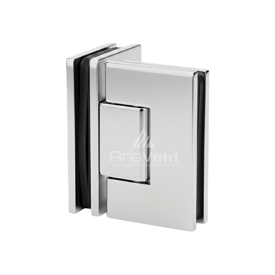 AV090 Heavy Duty Glass to Glass 90 Degree Chatham Square Hinge