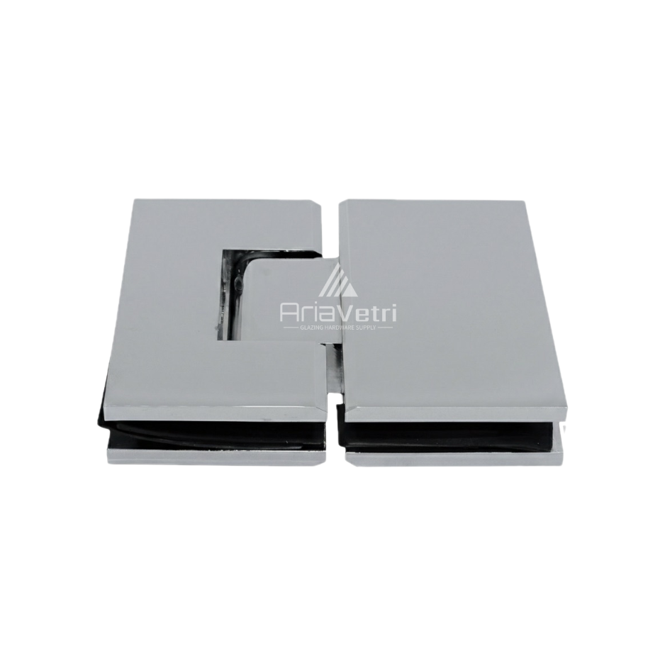 AV180 Heavy Duty Glass to Glass 180 Chatham Square Hinge