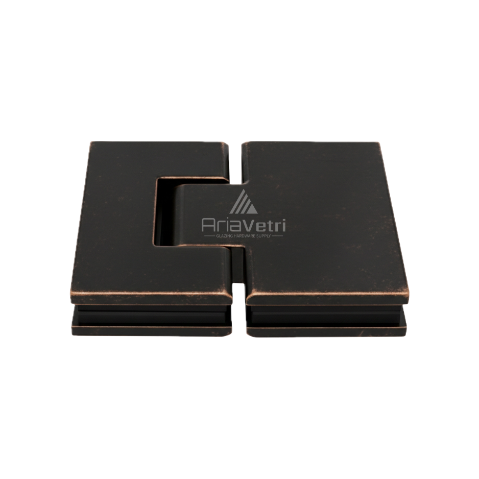 AV180 Heavy Duty Glass to Glass 180 Chatham Square Hinge