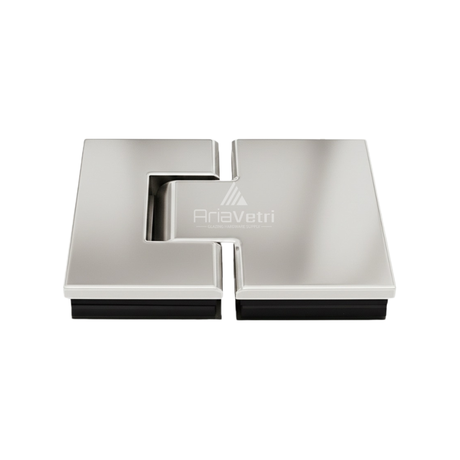 AV180 Heavy Duty Glass to Glass 180 Chatham Square Hinge