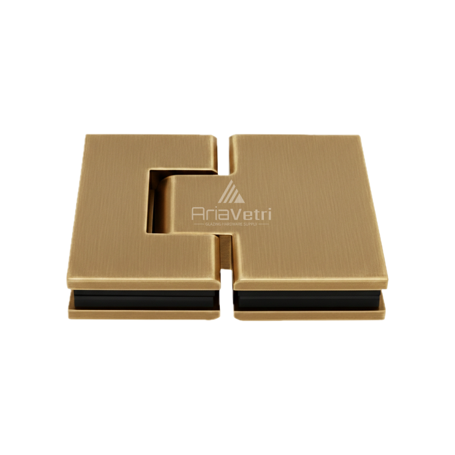 AV180 Heavy Duty Glass to Glass 180 Chatham Square Hinge