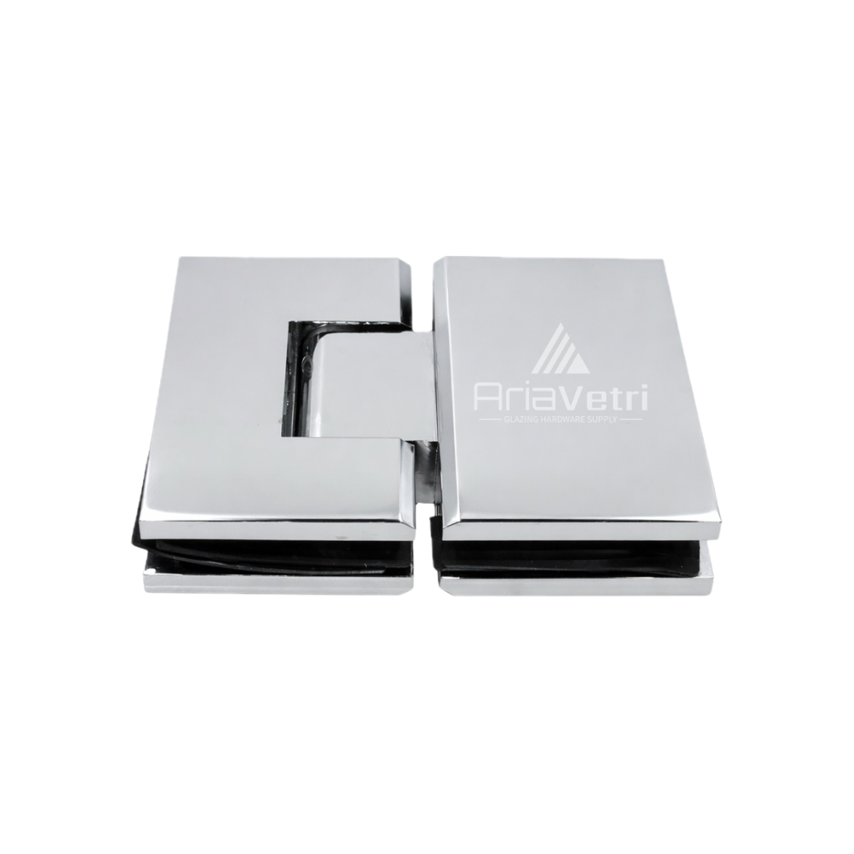 AV380 Heavy Duty Glass to Glass Adjustable 180 Chatham Square Hinge