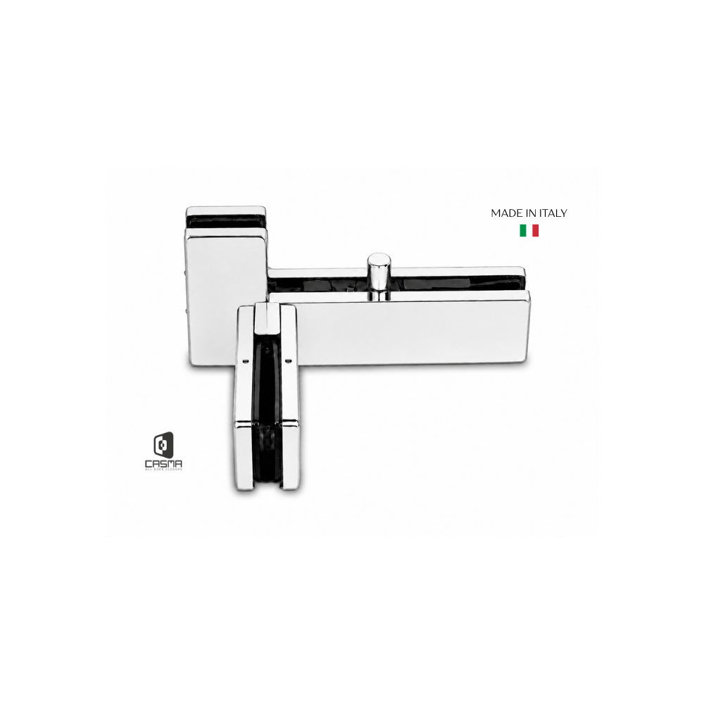 CAS45017 Transom Sidelite Patch Fitting with Pivot and Fin Left Hand