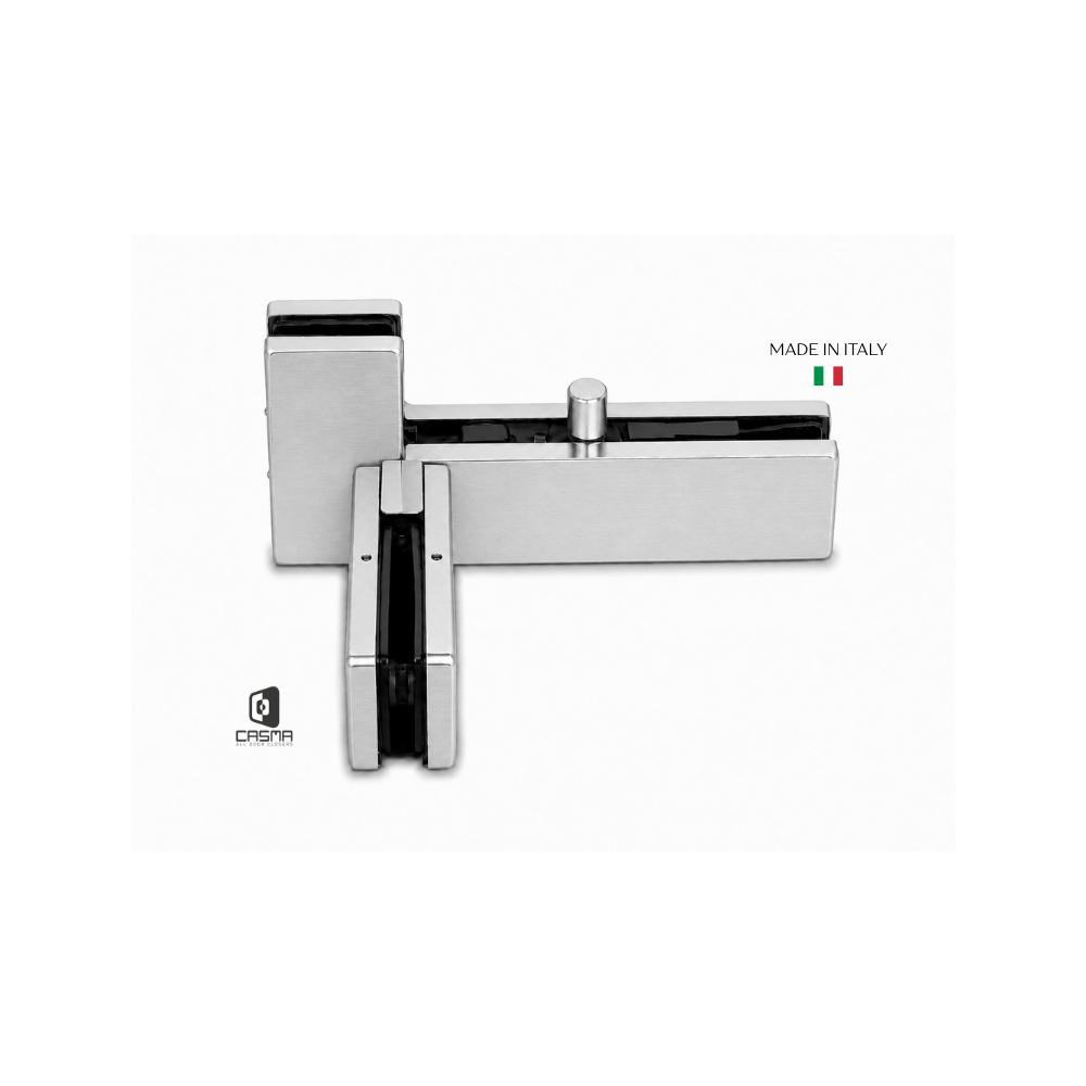 CAS45017 Transom Sidelite Patch Fitting with Pivot and Fin Left Hand