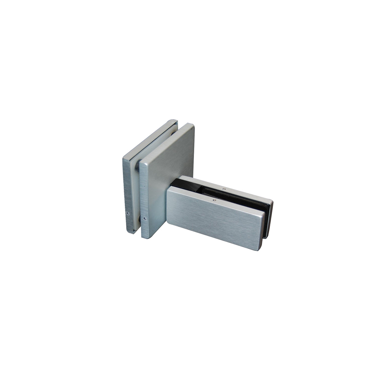CAS46550 Glass to Glass 4"x4" Patch Fitting Clamp with 1/2" Fin