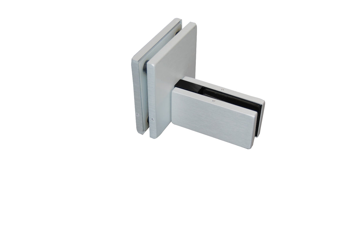 CAS46550 Glass to Glass 4"x4" Patch Fitting Clamp with 1/2" Fin