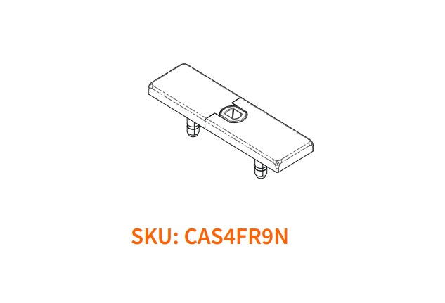 CAS4FR9N Plate with Bottom Pivot