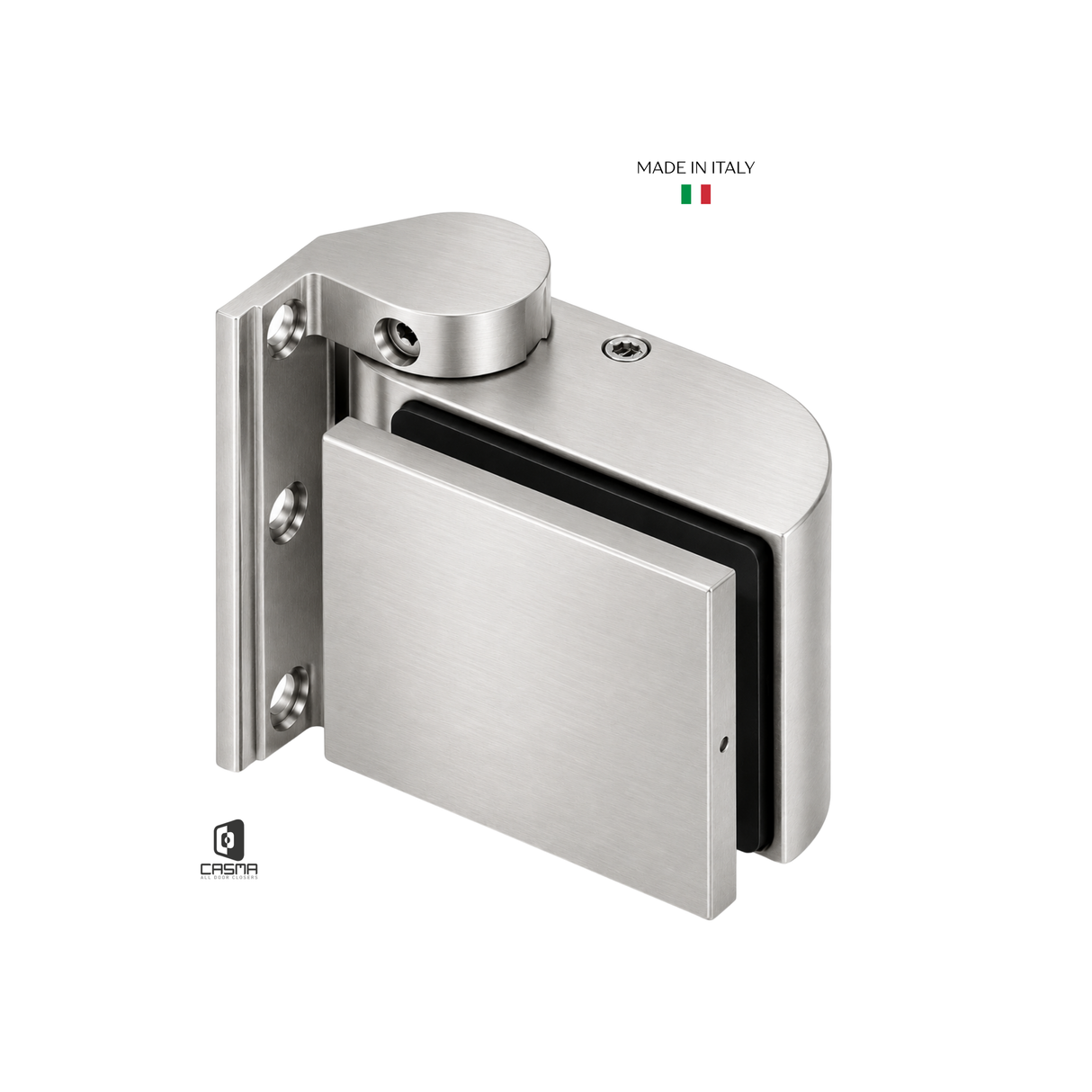 CAS4L8DS Latus 80 Round Centre Plate Mount Free Swinging Hinge