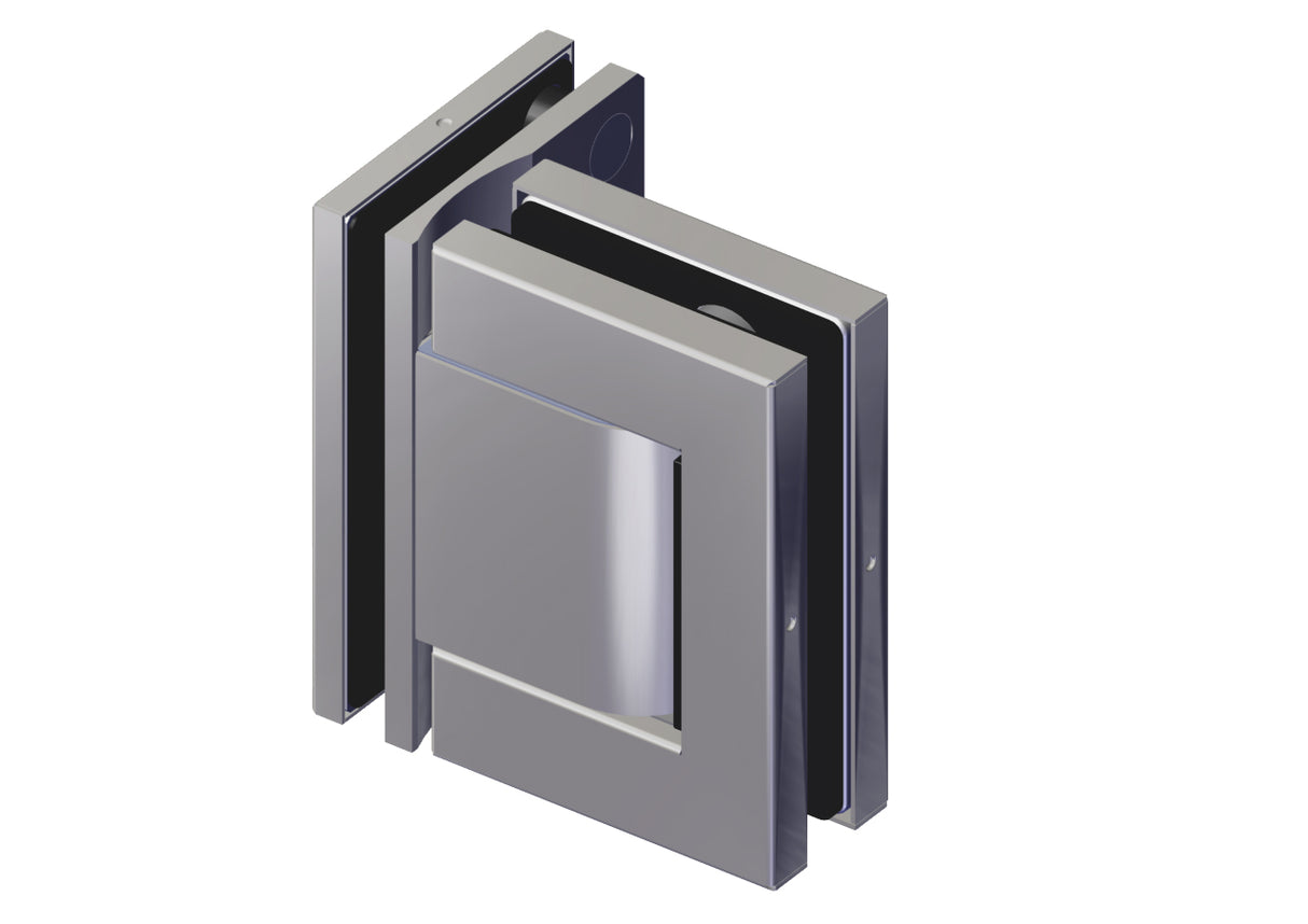 CAS4LA1S Latus Glass to Glass 90 degree Hydraulic Hinge