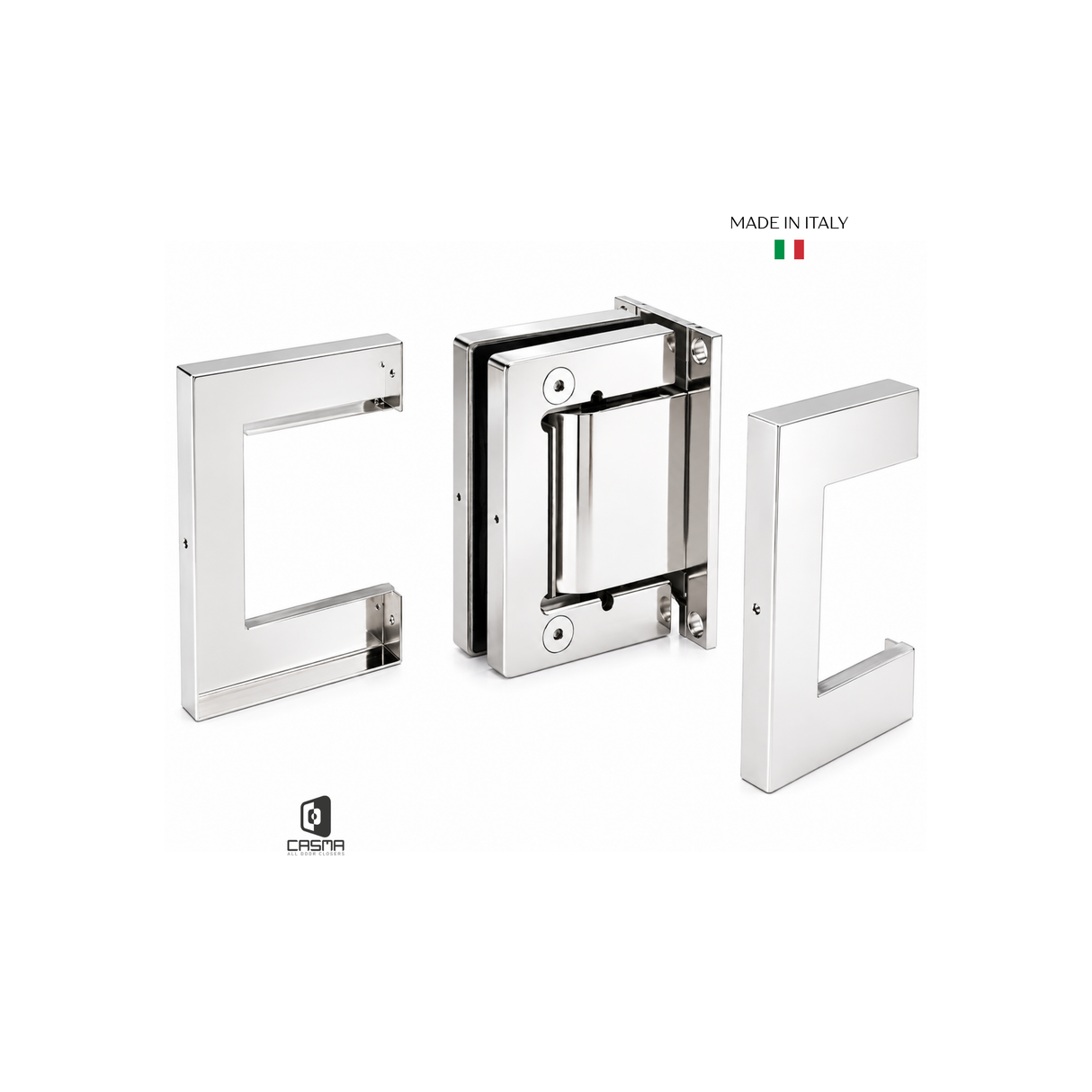 CAS4LC1S Latus Glass to Wall Hydraulic Hinge