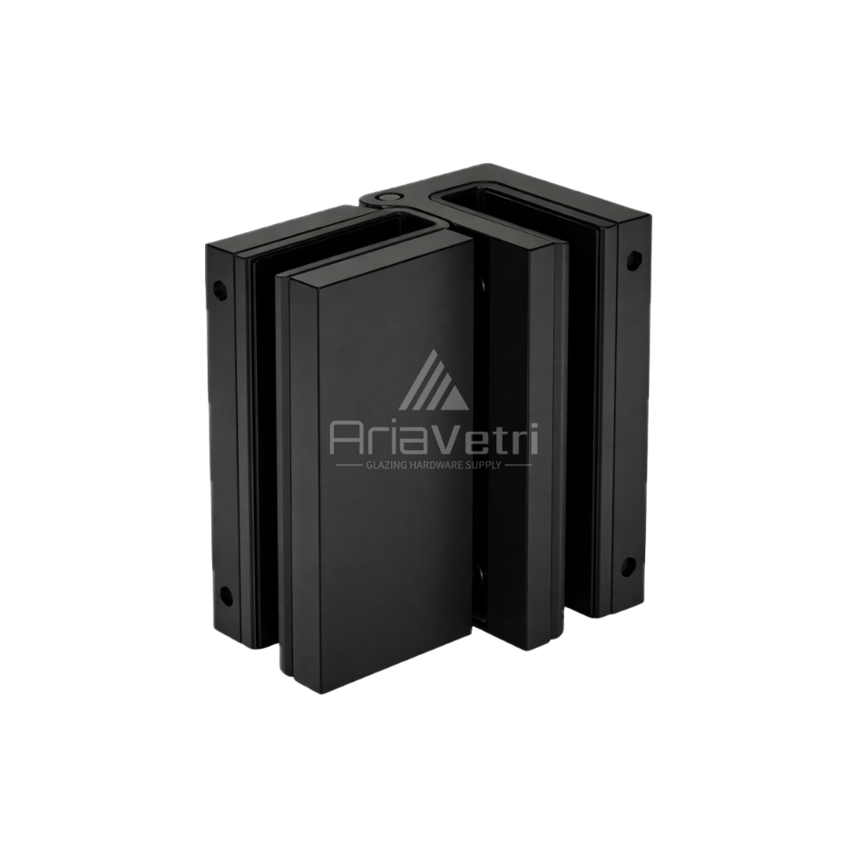 DAL090 Heavy Duty Glass to Glass 90 Dallas Square Hinge