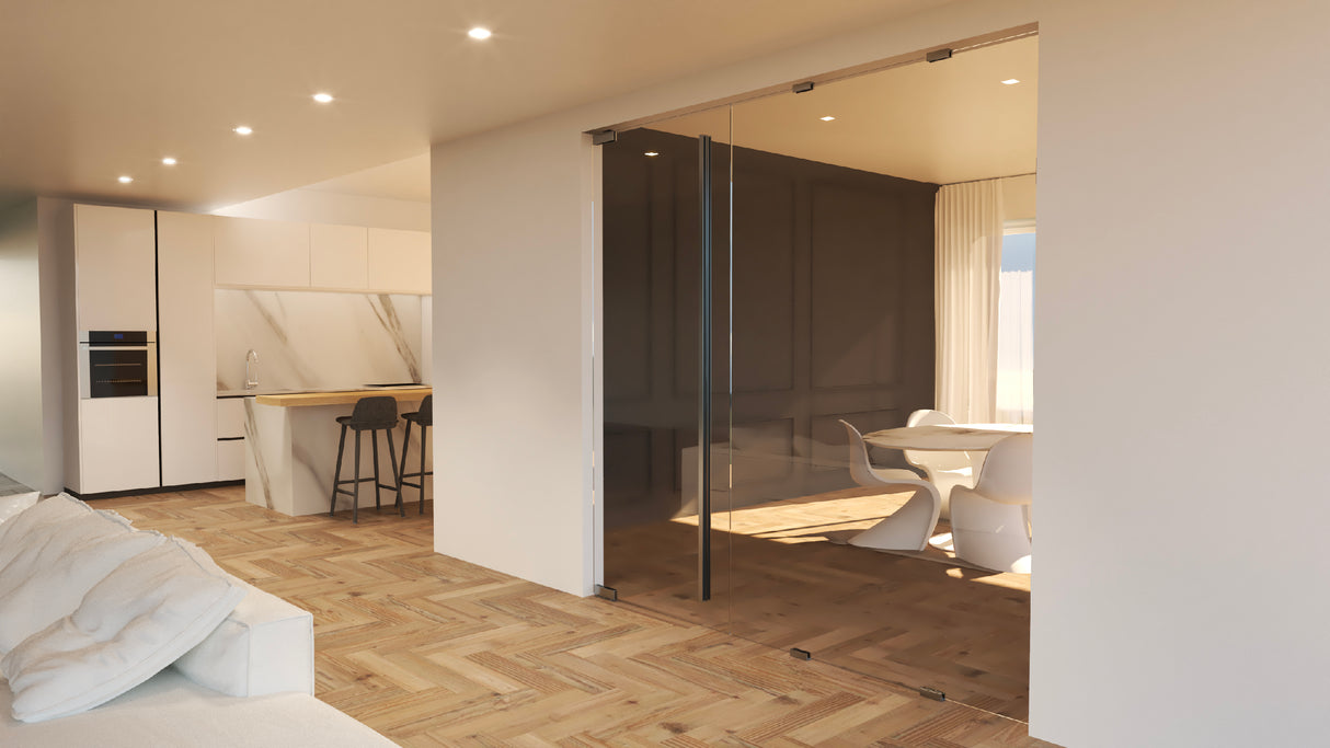 CAS4FR0N FRENUM No Hold Open Hydraulic Bottom Patch Hinge Set