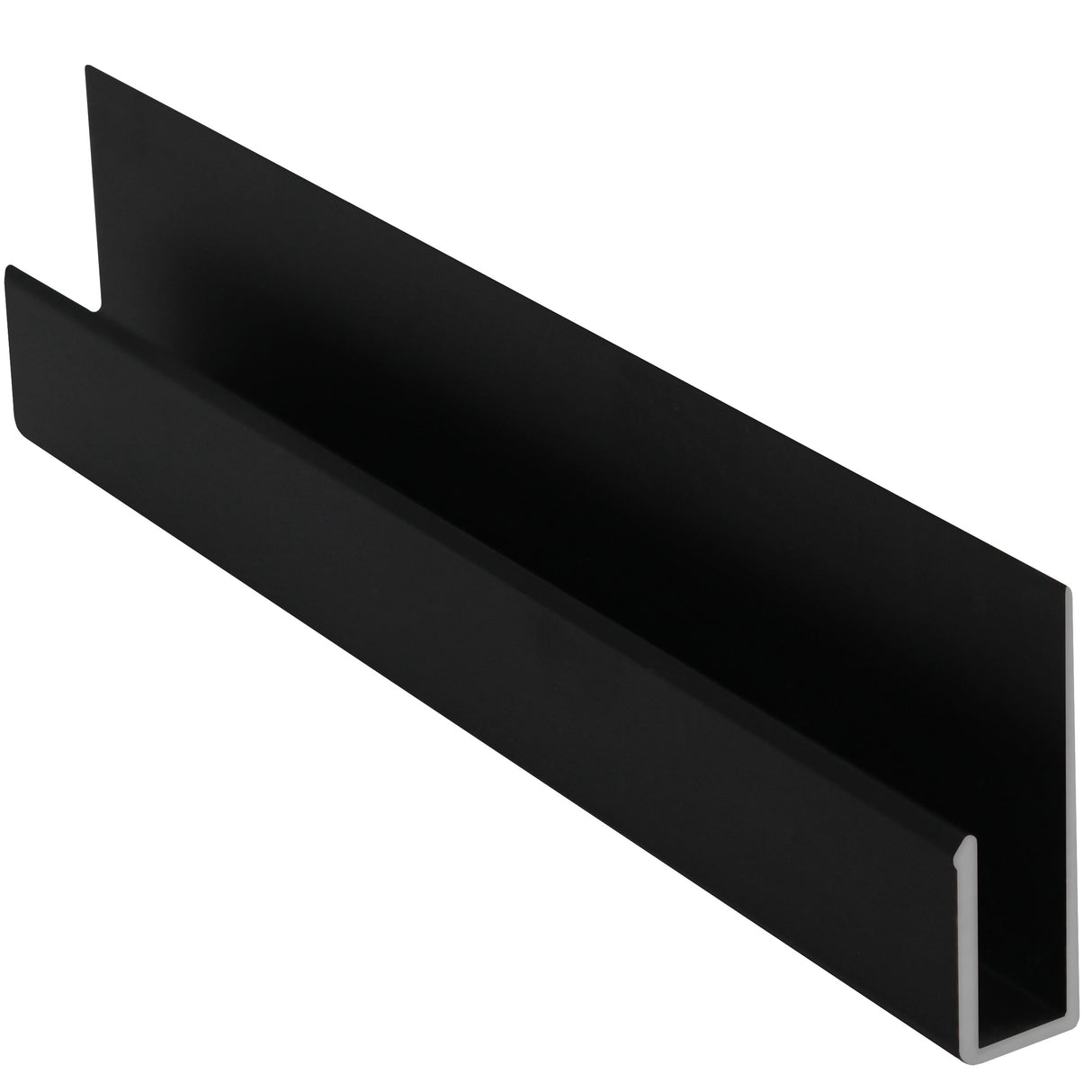 AJ645 for 1/4" Mirror Glass Deep Nose Aluminum J-Channel 144" Long
