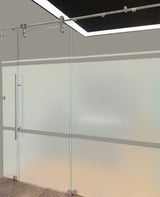 ALGGM Modern Single Door Glass mount Slider