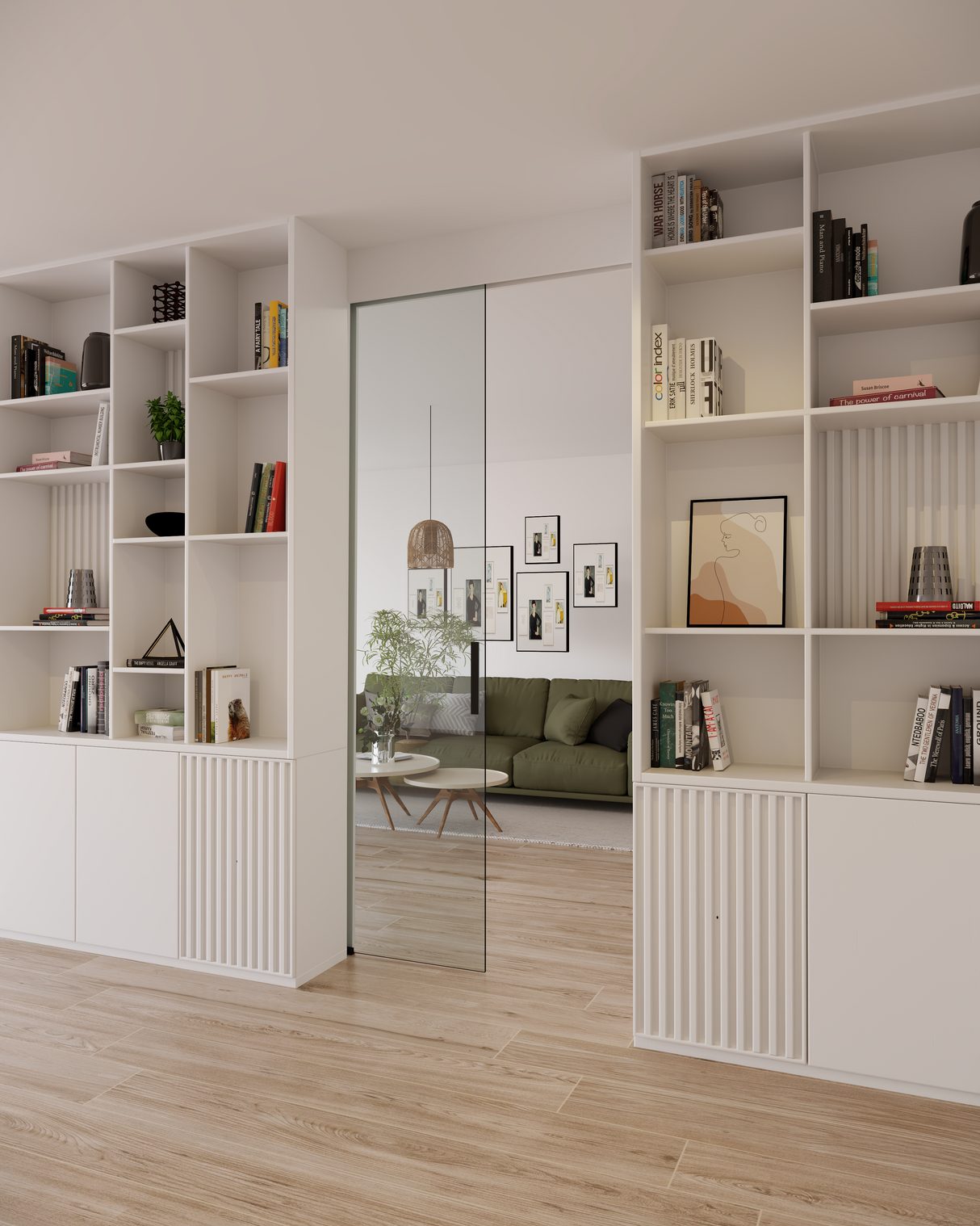 GLDP1 GlideWall Pocket Single Sliding Door Kit with SoftBrake