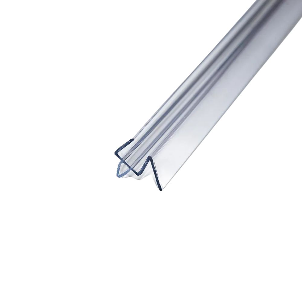 A912W36 Bottom Door Sweep with Drip Rail 36" long for 1/2" Glass