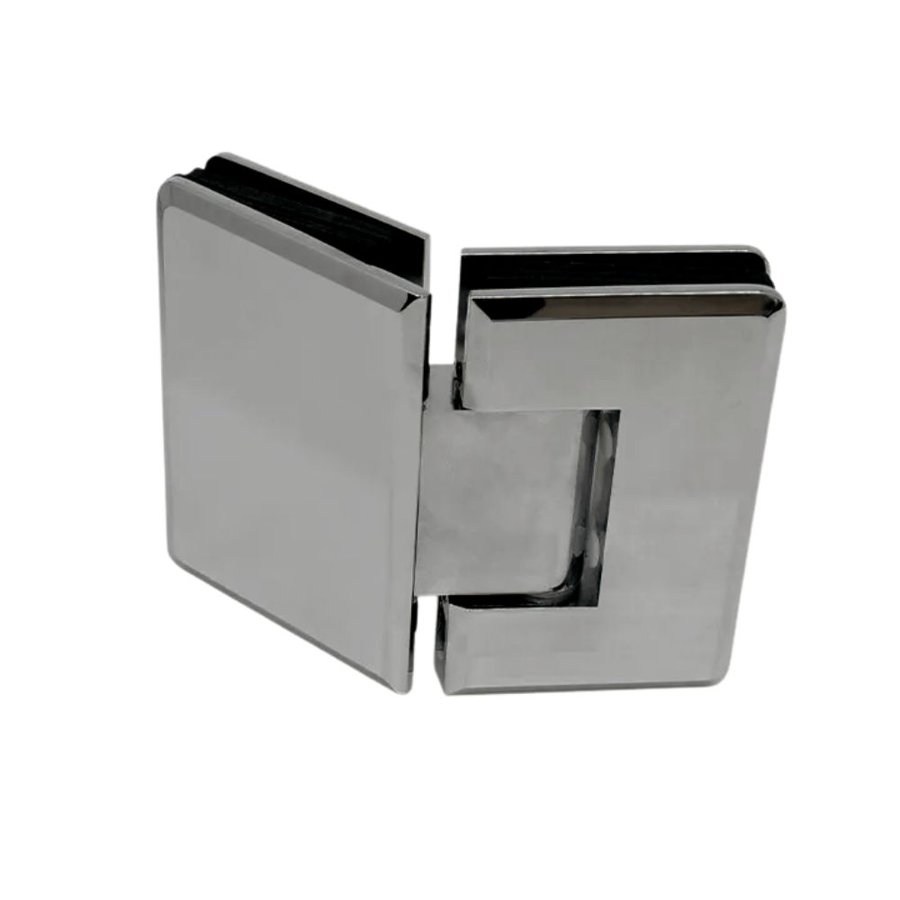 AC045 Heavy Duty Glass to Glass 135 (045) Woodstock Radius Corner Hinge