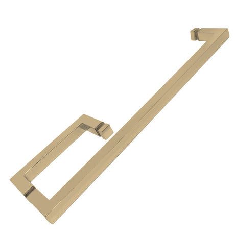 AS6x18 Square 6" Handle with Square 18" Towel Bar