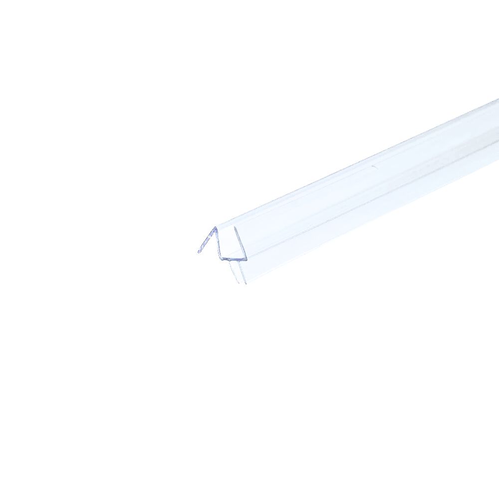 A990W36 Bottom Door Sweep with Drip Rail 36" long for 3/8" Glass