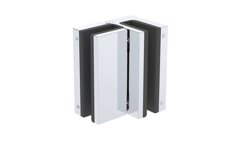 DAL090 Heavy Duty Glass to Glass 90 Dallas Square Hinge