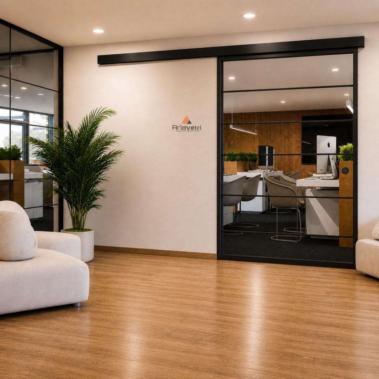 GLDXL1 Heavy Duty GlideWall Single Sliding Door Kit with SoftBrake
