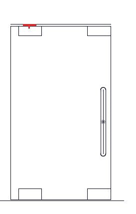 CAS4FX1N Hydraulic Bottom Hinge with Offset Pivot for Framed Door - HO