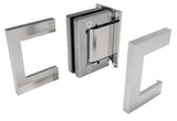 CAS4LCDS Latus Glass to Wall Free Swinging Dummy Hinge