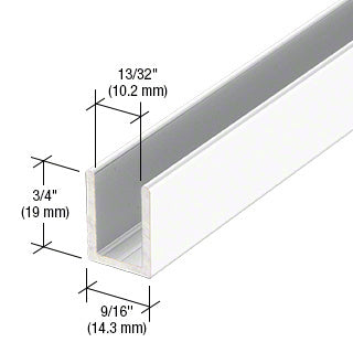ASU38 Aria 3/4" U-Channel 95" Long