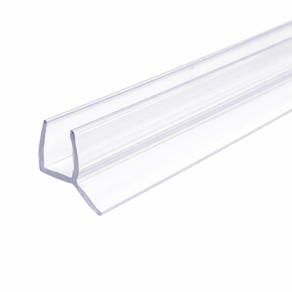 A880W Dual Durometer 95IN PVC Seal and Wipe for 3/8" Glass