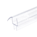 A990W36 Bottom Door Sweep with Drip Rail 36" long for 3/8" Glass