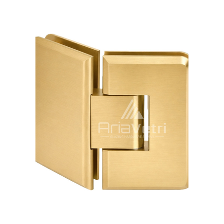 AC045 Heavy Duty Glass to Glass 135 (045) Woodstock Radius Corner Hinge