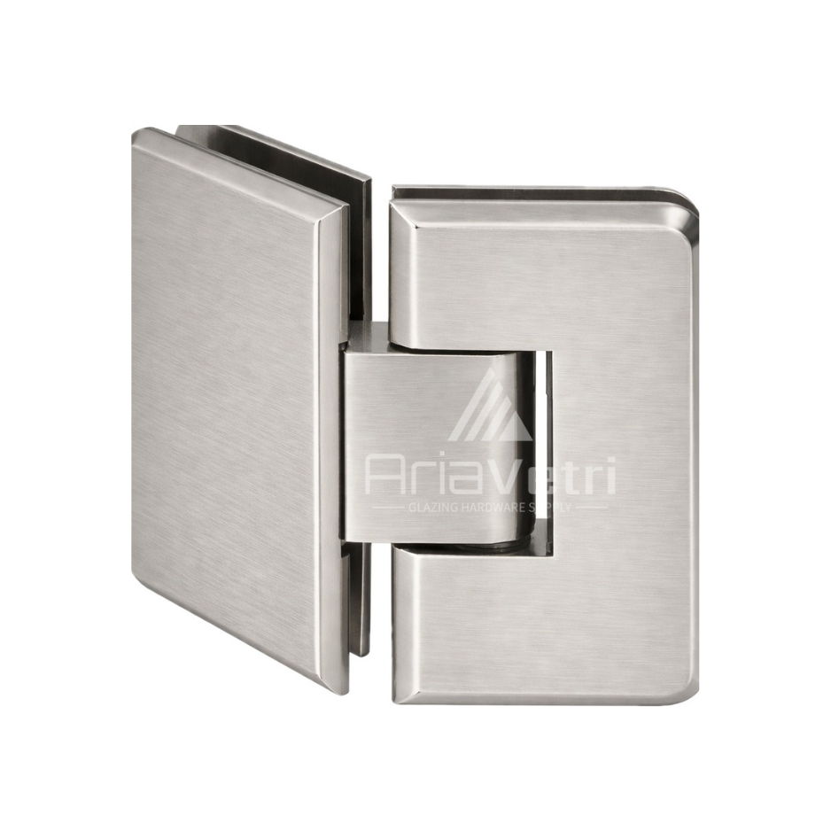 AC045 Heavy Duty Glass to Glass 135 (045) Woodstock Radius Corner Hinge